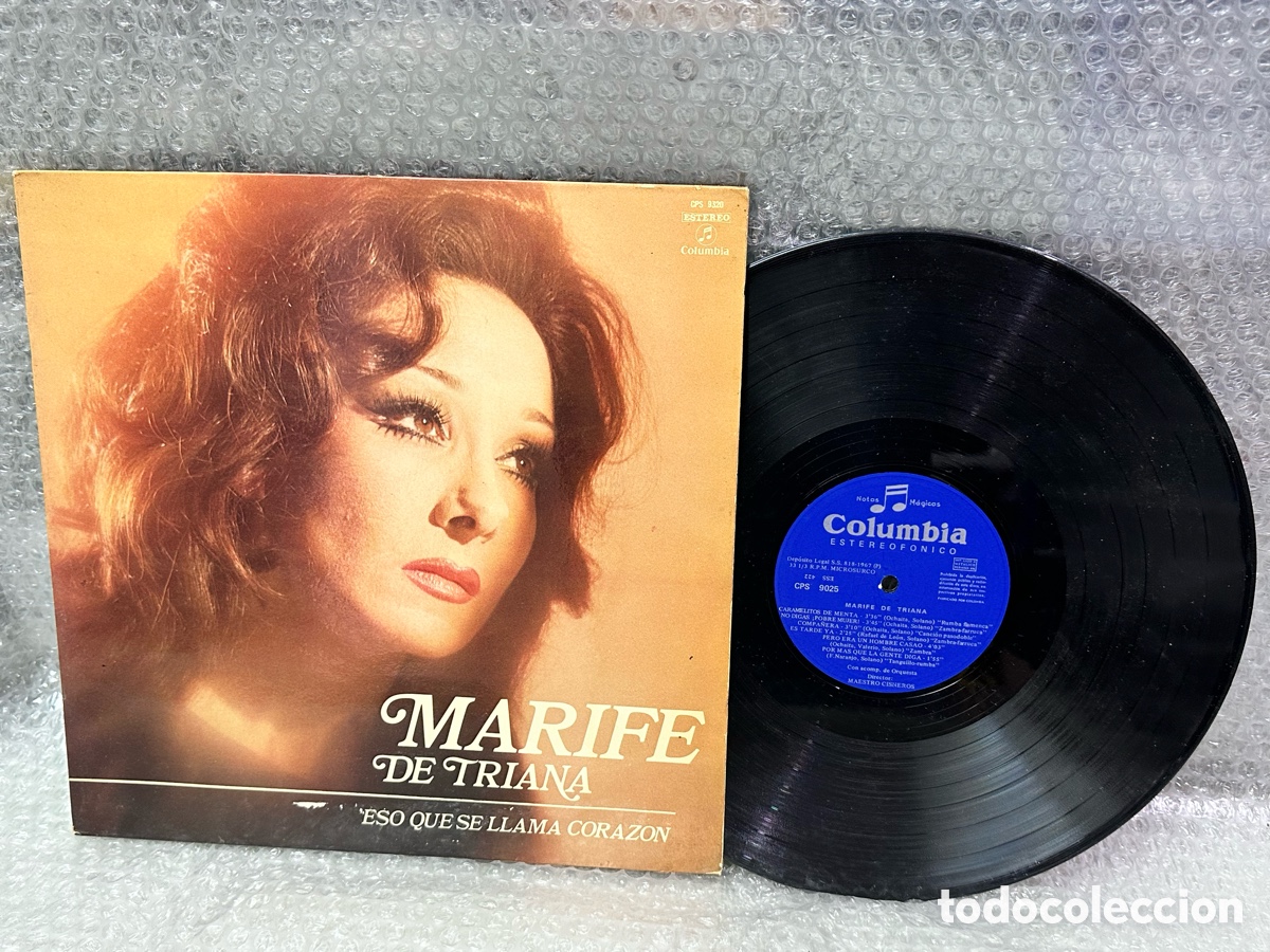 Disques de vinyle: Vinilo MARIFE DE TRIANA ESO QUE SE LLAMA CORAZON