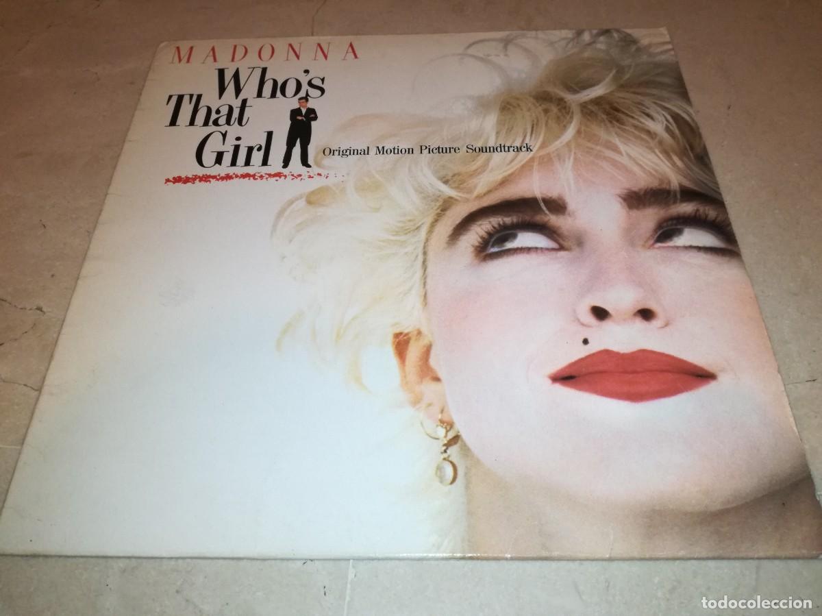 Discos de vinilo: MADONNA-BSO DE LA PELICULA-WHO&acute;S THAT GIRL-ORIGINAL ESPA&Ntilde;OL 1987