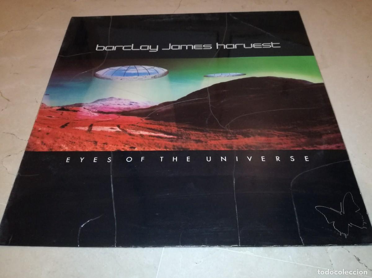 Discos de vinilo: BARCLAY JAMES HARVEST-EYES OF THE UNIVERSE-CONTIENE ENCARTE-ORIGINAL ESPA&Ntilde;OL 1980