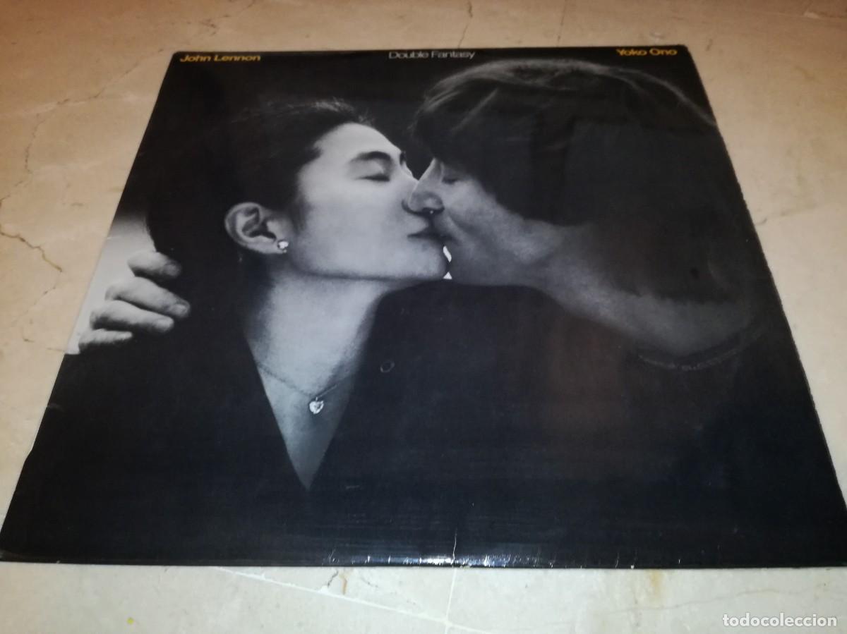 Vinyl records: JOHN LENNON & YOKO ONE-DOUBLE FANTASY-CONTIENE ENCARTE-ORIGINAL ESPA&Ntilde;OL 1980-EN BUEN ESTADO