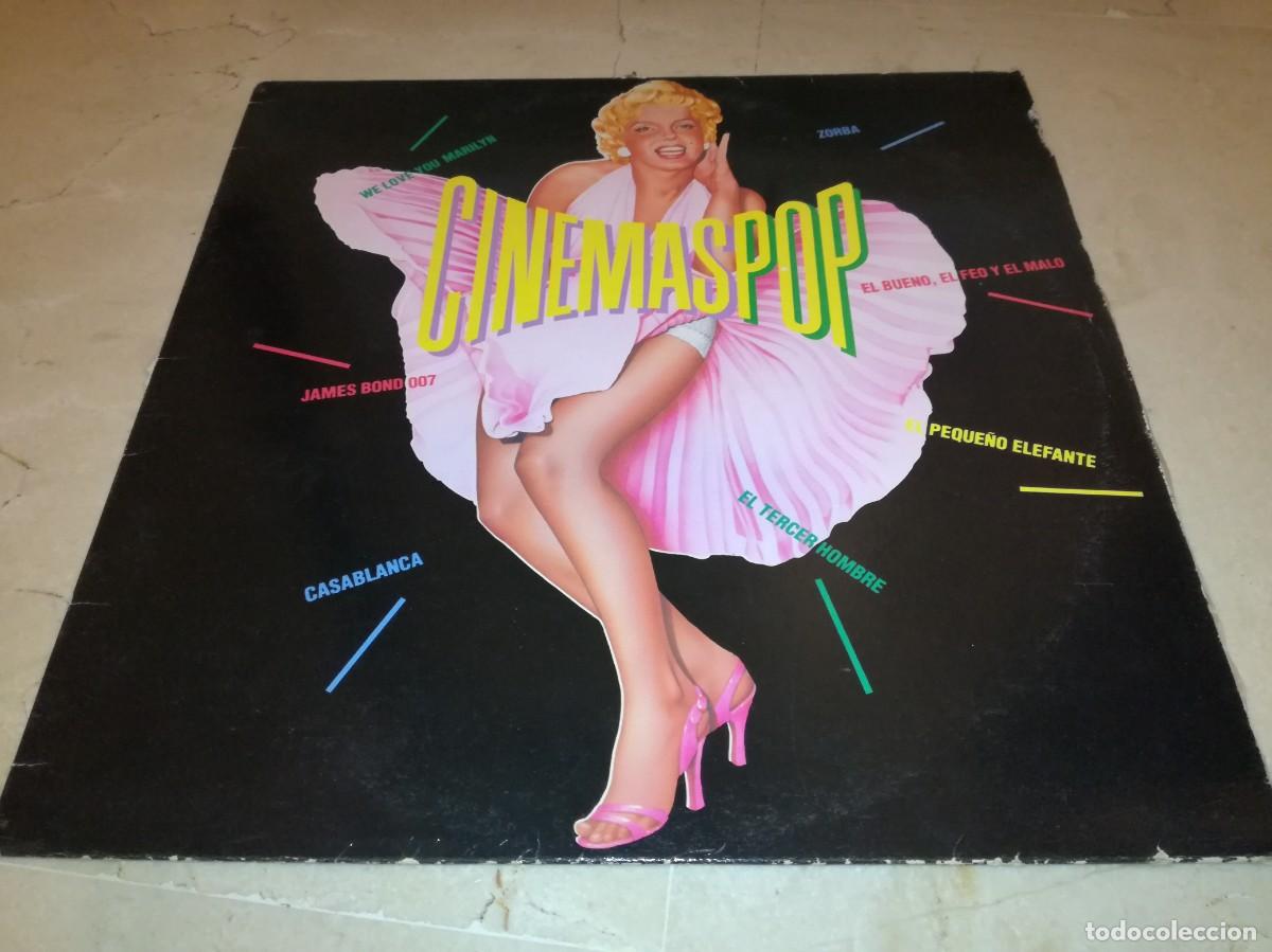 Discos de vinilo: CINEMASPOP-JAMES BOND, CASABLANCA, EXODO, LOS 7 MAGNIFICOS-VINILO EN EXCELENTE ESTADO