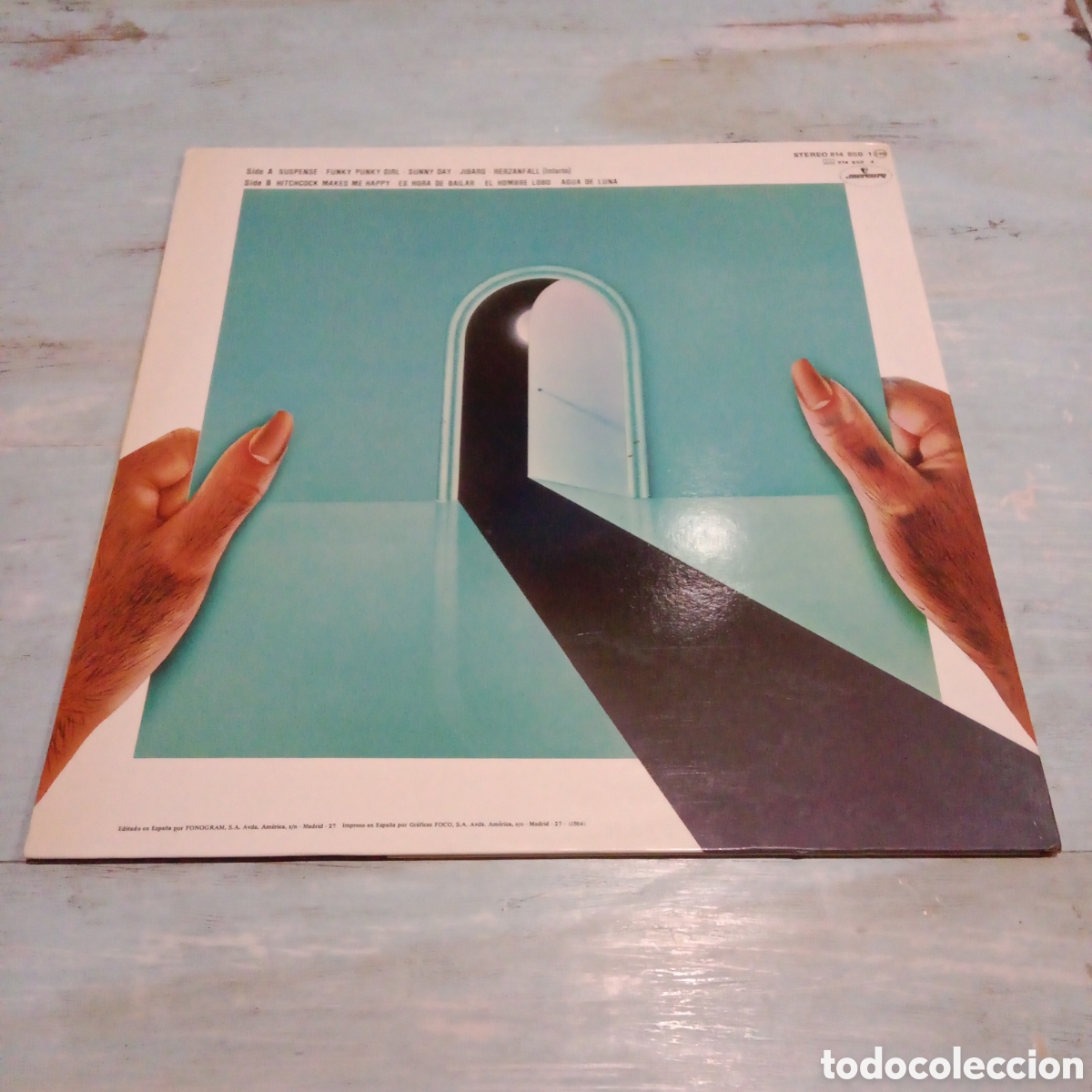 Discos de vinilo: AZUL Y NEGRO - SUSPENSE - LP GATEFOLD - Foto 2