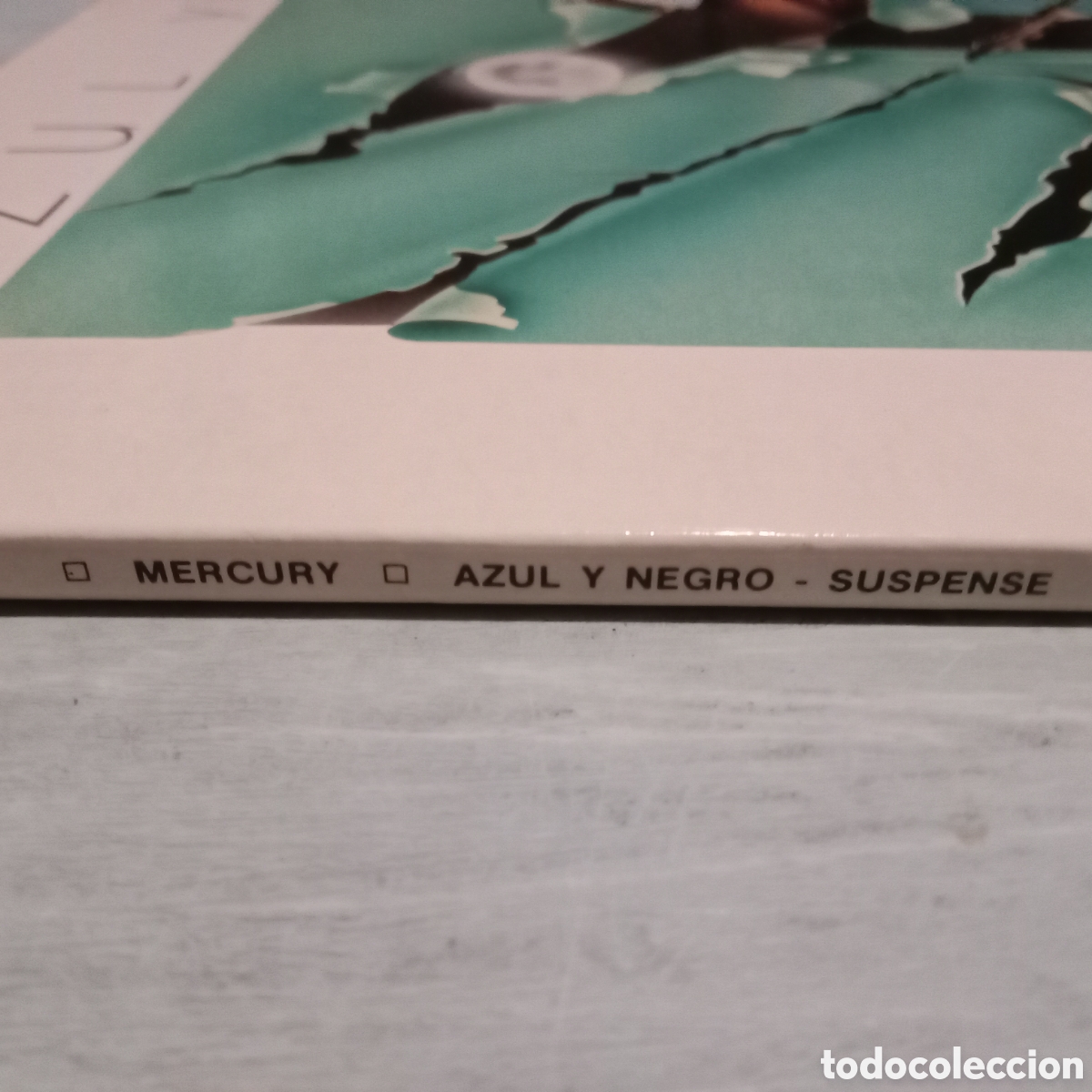 Discos de vinilo: AZUL Y NEGRO - SUSPENSE - LP GATEFOLD - Foto 3