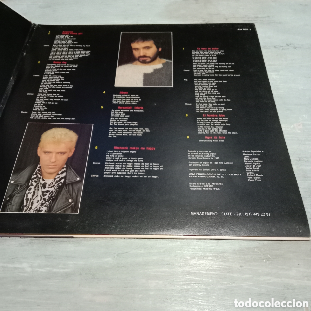 Discos de vinilo: AZUL Y NEGRO - SUSPENSE - LP GATEFOLD - Foto 5