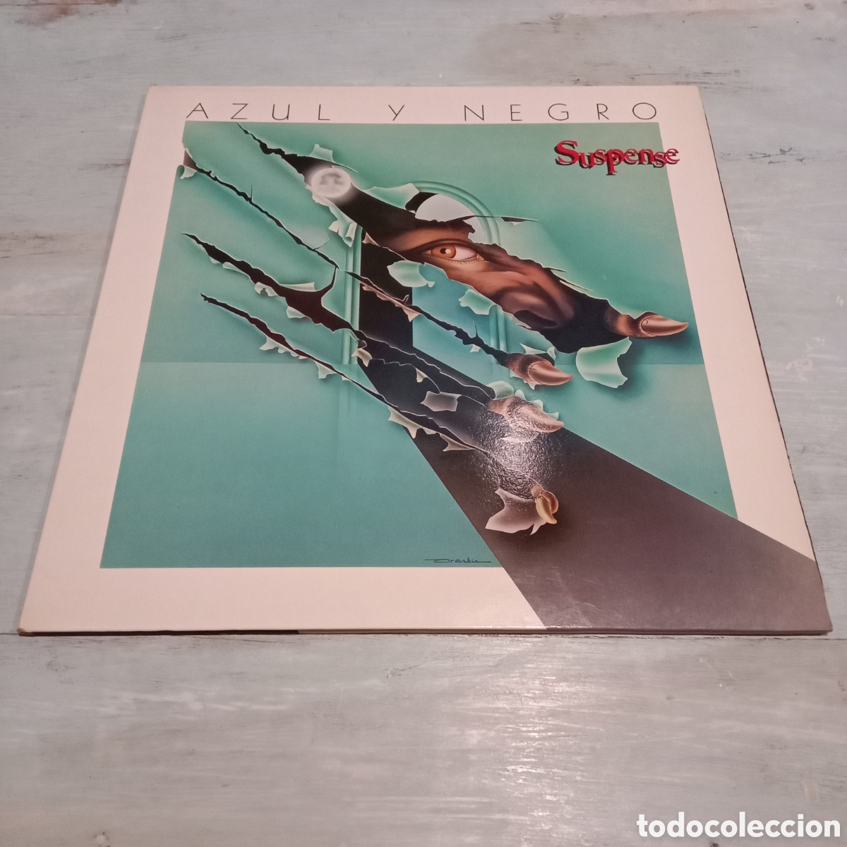 Discos de vinilo: AZUL Y NEGRO - SUSPENSE - LP GATEFOLD - Foto 1