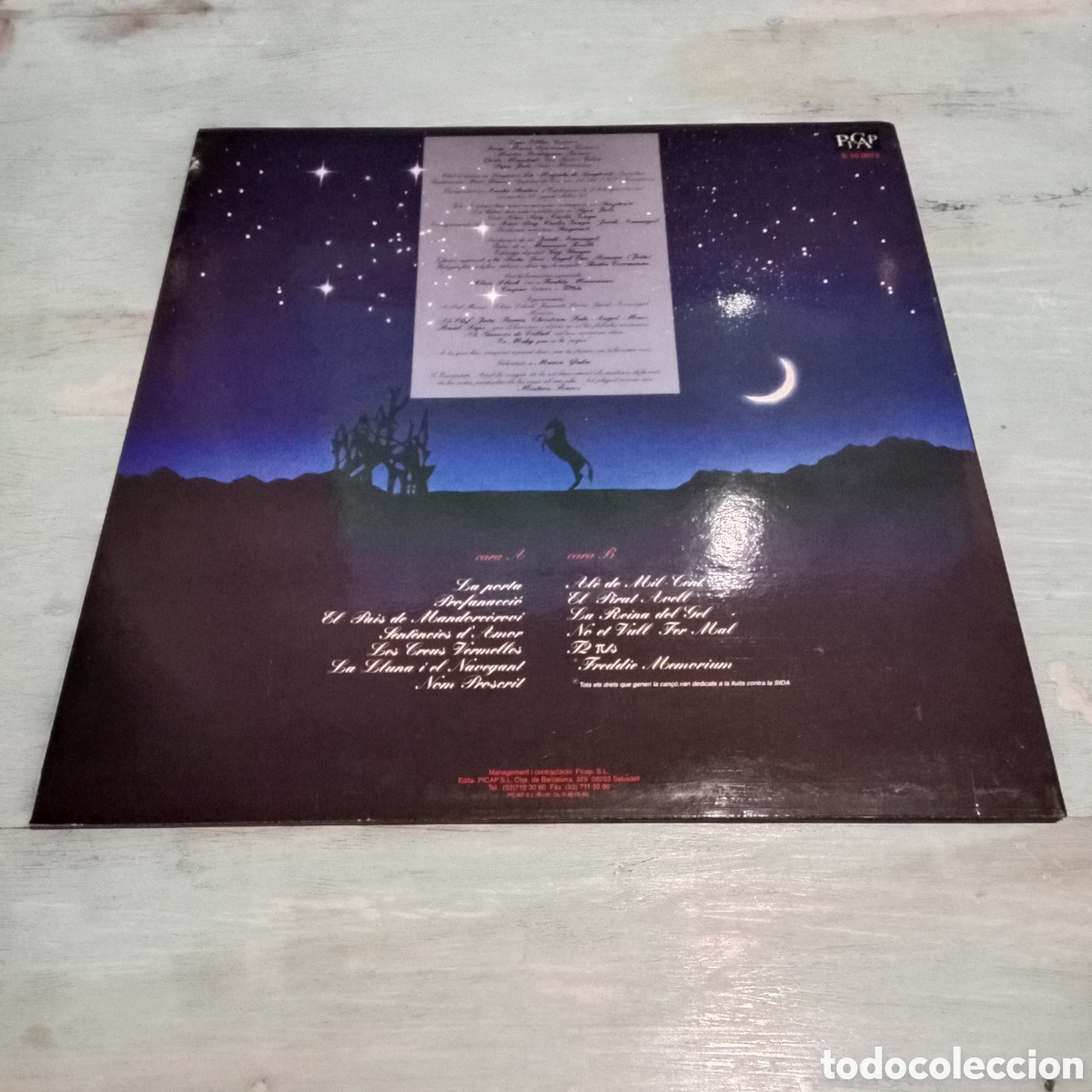 Discos de vinilo: SANGTRA&Iuml;T - CONTES I LLEGENDES - LP - Foto 2