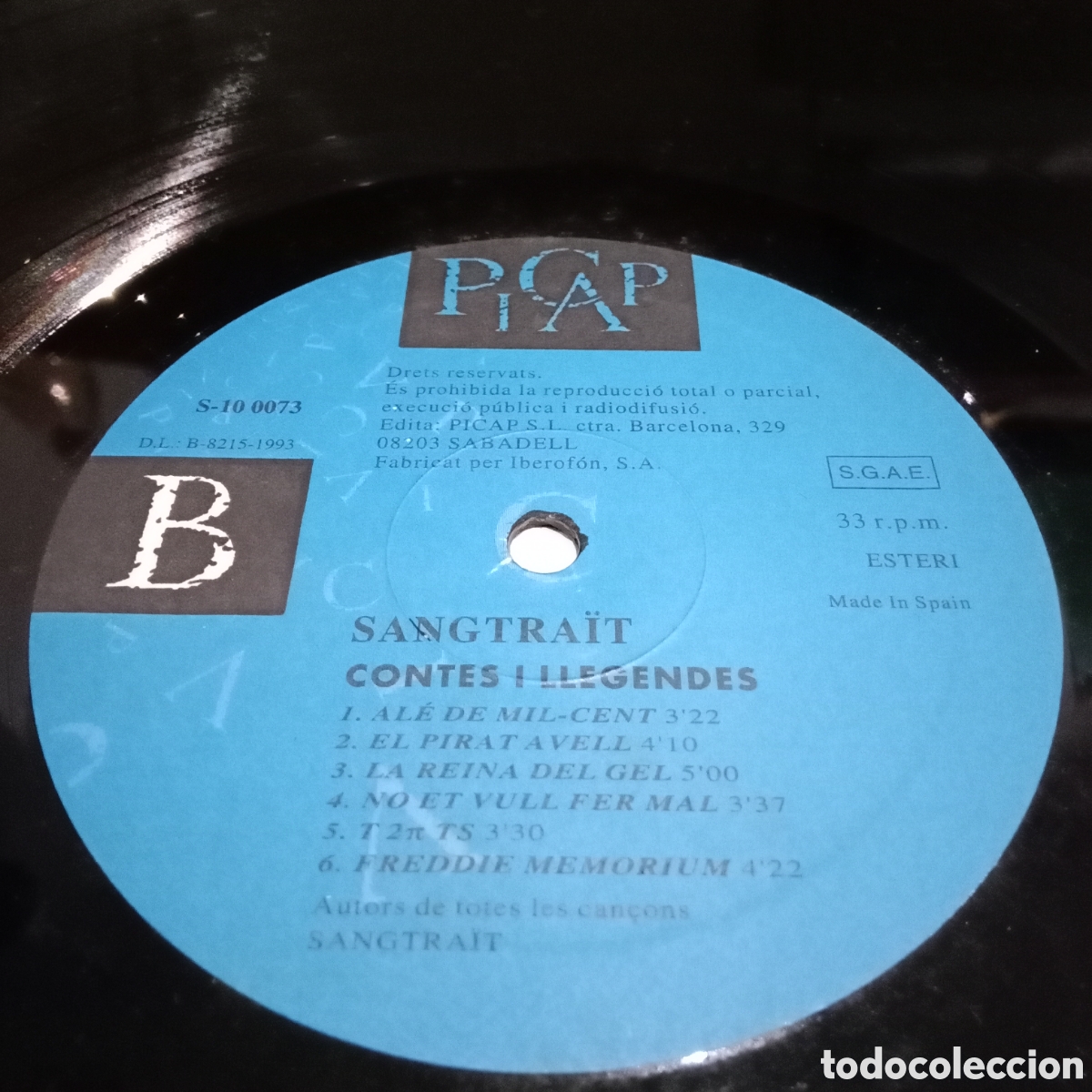 Discos de vinilo: SANGTRA&Iuml;T - CONTES I LLEGENDES - LP - Foto 7
