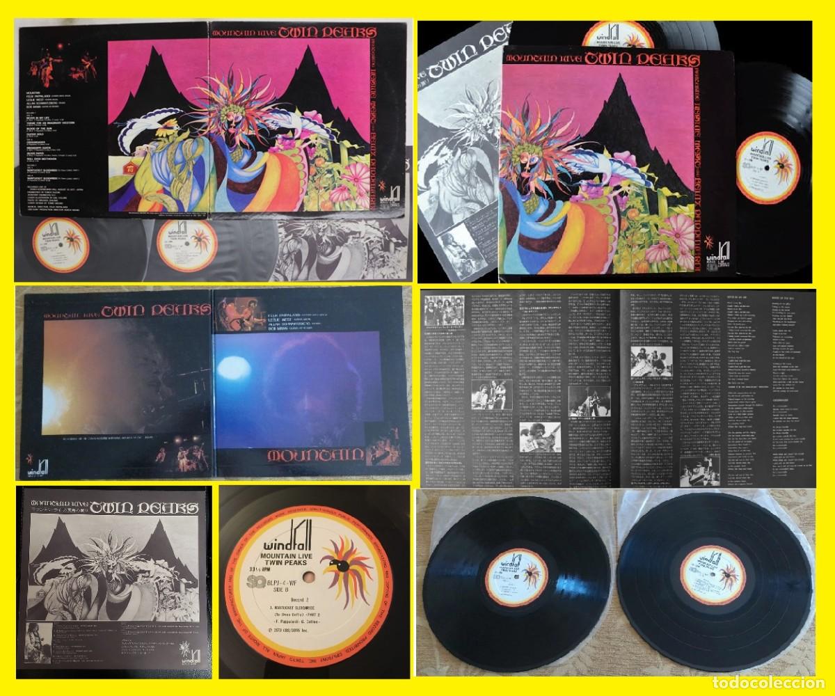 Discos de vinilo: MOUNTAIN / TWIN PEAKS 1973 / 2LPs MISSISSIPPI QUEEN 1&ordf; PRESS JAPAN, BOOKLET, EXC