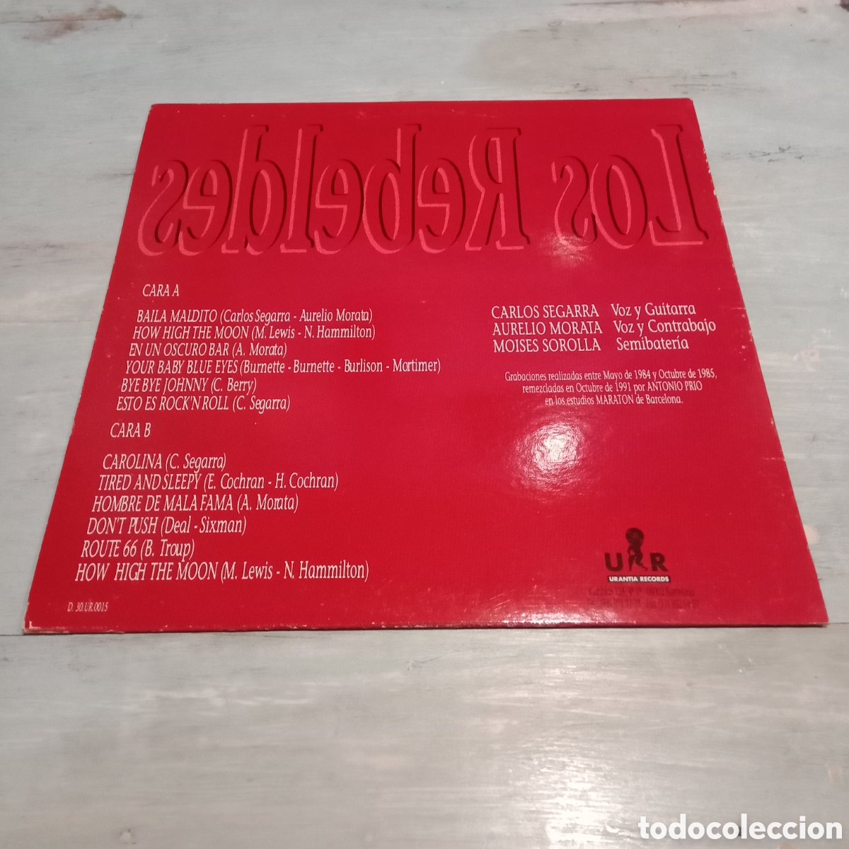 Discos de vinilo: LOS REBELDES - HEROES - LP - Foto 2