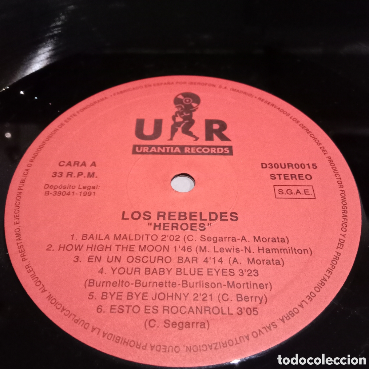 Discos de vinilo: LOS REBELDES - HEROES - LP - Foto 5