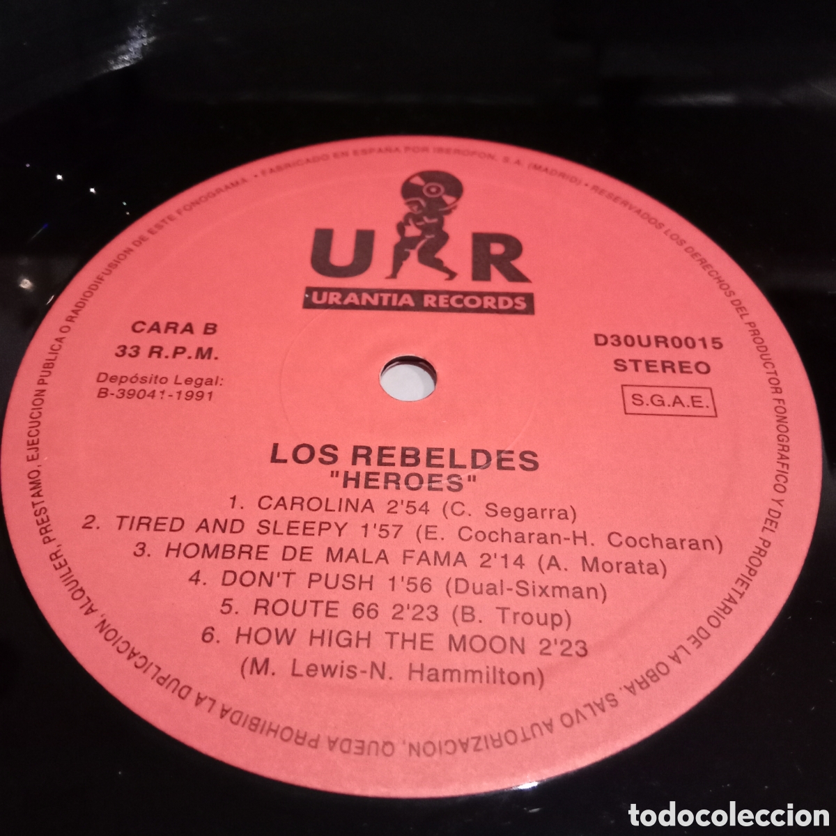 Discos de vinilo: LOS REBELDES - HEROES - LP - Foto 6