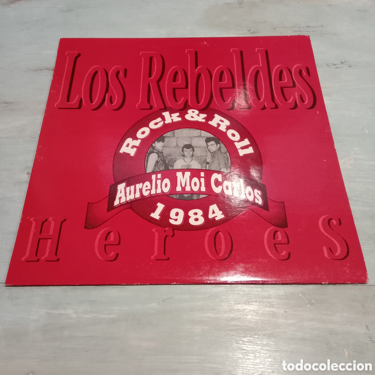 Discos de vinilo: LOS REBELDES - HEROES - LP - Foto 1