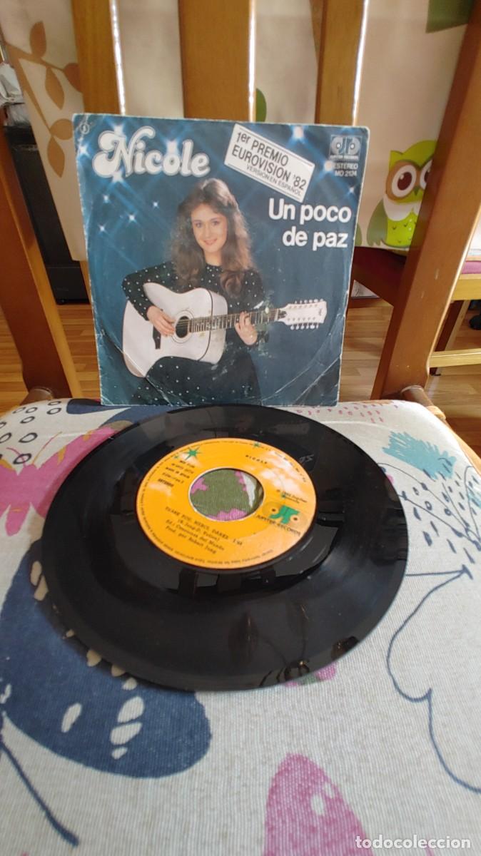 Discos de vinilo: NICOLE-SINGLE UN POCO DE PAZ
