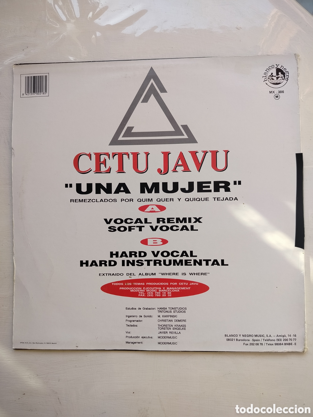 Discos de vinilo: Cetu Javu Maxi-Single 1993 - Foto 2
