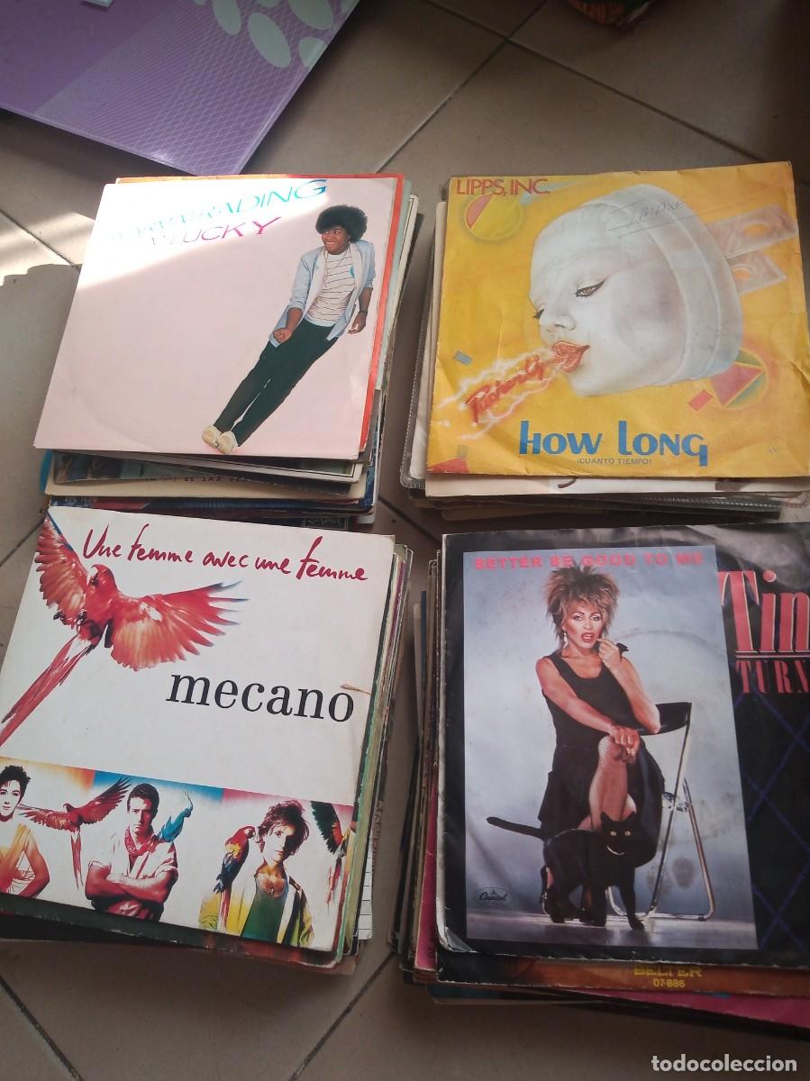 Discos de vinilo: LOTE DE 100 DISCOS SINGLES NACIONAL E INTERNACIONAL