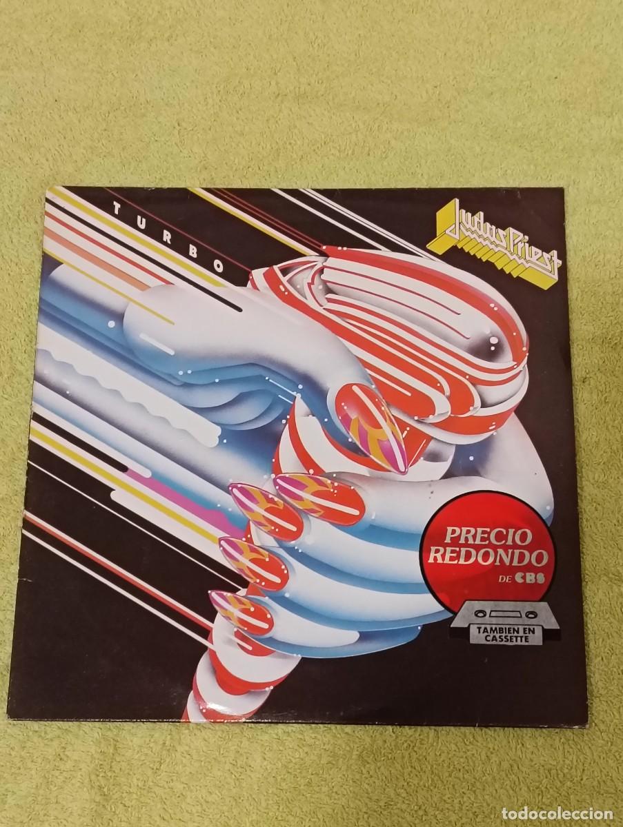 Discos de vinilo: Vinilo LP Judas Priest - Turbo (Edici&oacute;n Espa&ntilde;ola CBS 1986, Serie Precio Redondo) Heavy Metal