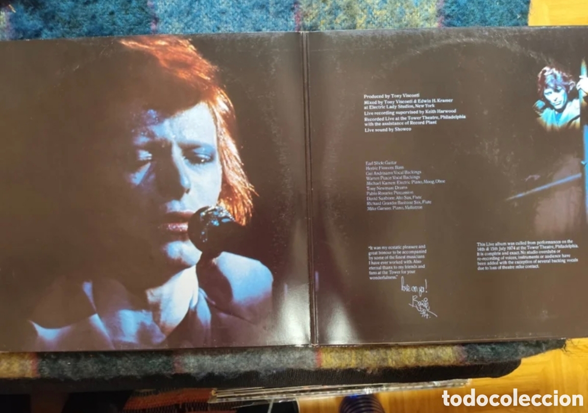 Discos de vinilo: David Bowie: David Live 1974 Alem&aacute;n - Foto 4