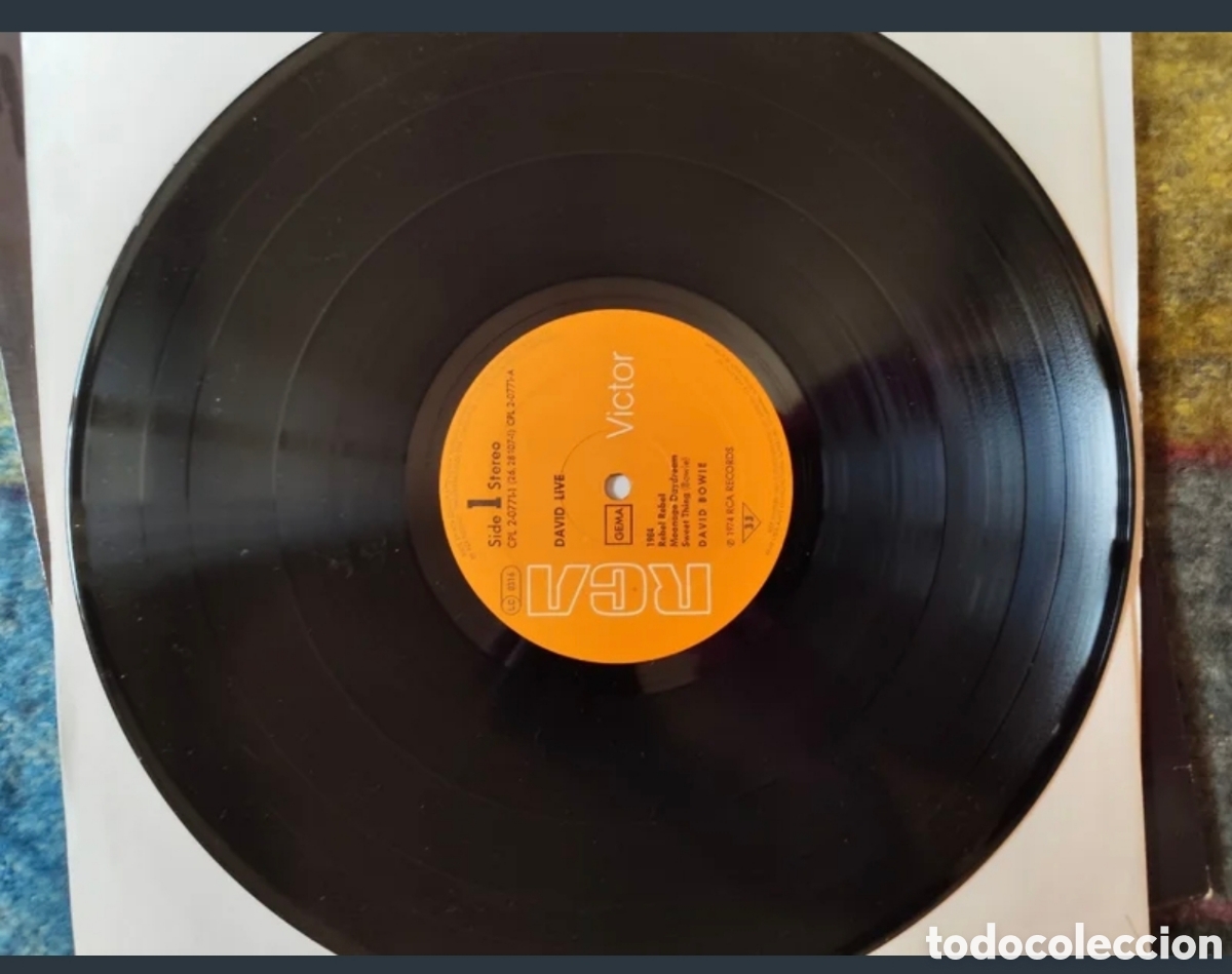 Discos de vinilo: David Bowie: David Live 1974 Alem&aacute;n - Foto 5
