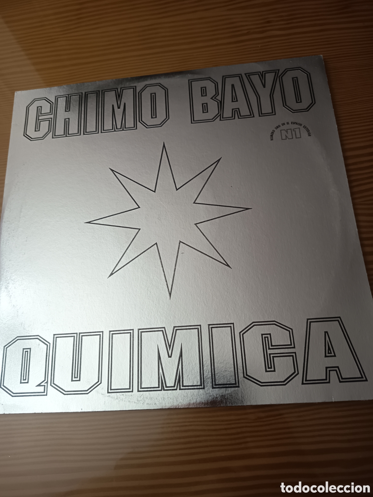 Discos de vinilo: Disco vinilo maxi single de Chino Bayo &rdquo; Qu&iacute;mica &rdquo; edici&oacute;n especial portada brillante