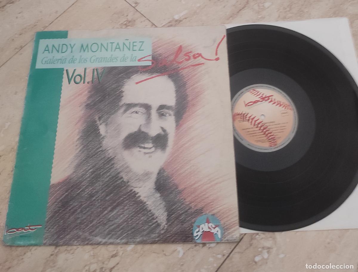 Discos de vinilo: Andy Monta&ntilde;ez &ndash; !SALSA! Galer&iacute;a De Los Grandes de la Salsa-LP-VOL IV- ESPA&Ntilde;A-