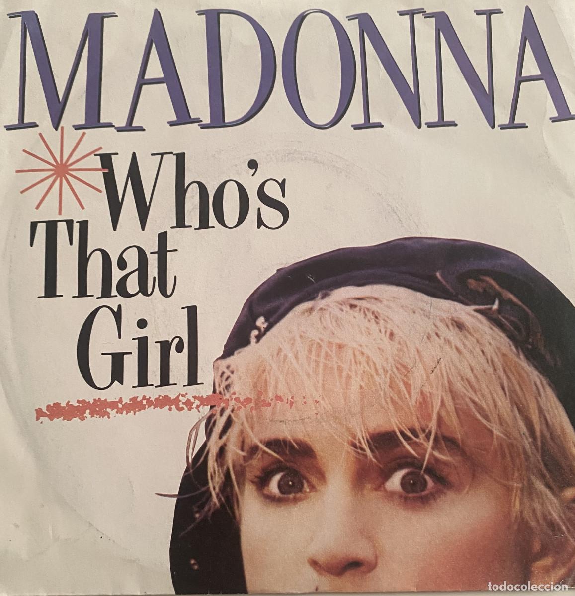 Discos de vinilo: MADONNA - WHO&acute;S THAT GIRL - 1987 - SIRE RECORDS