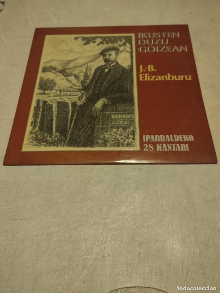 Discos de vinilo: J. J. ELIZABURU LP IPARRALDEKO 28 KANTARI INSERT LETRAS