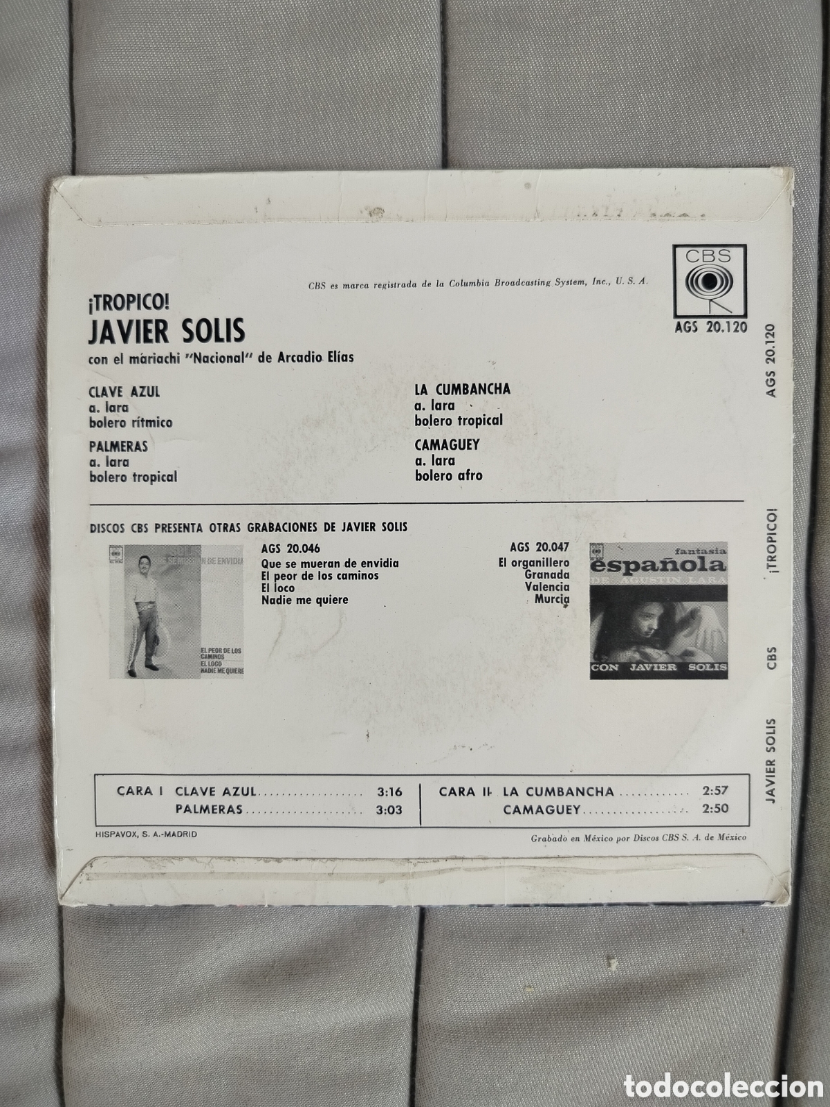 Discos de vinilo: Javier Sol&iacute;s EP 1963 - Foto 2
