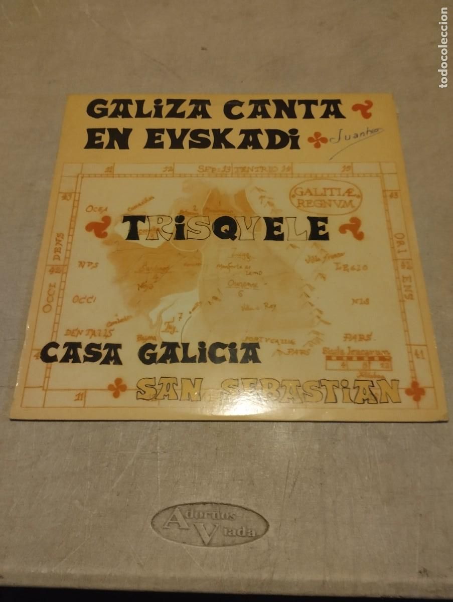 Discos de vinilo: GALIZA CANTA EN EUSKADI TRISQUELE INSERT LETRAS LP