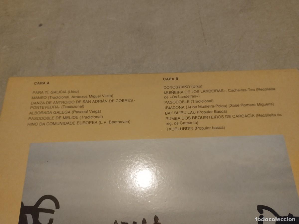 Discos de vinilo: GALIZA CANTA EN EUSKADI TRISQUELE INSERT LETRAS LP - Foto 2