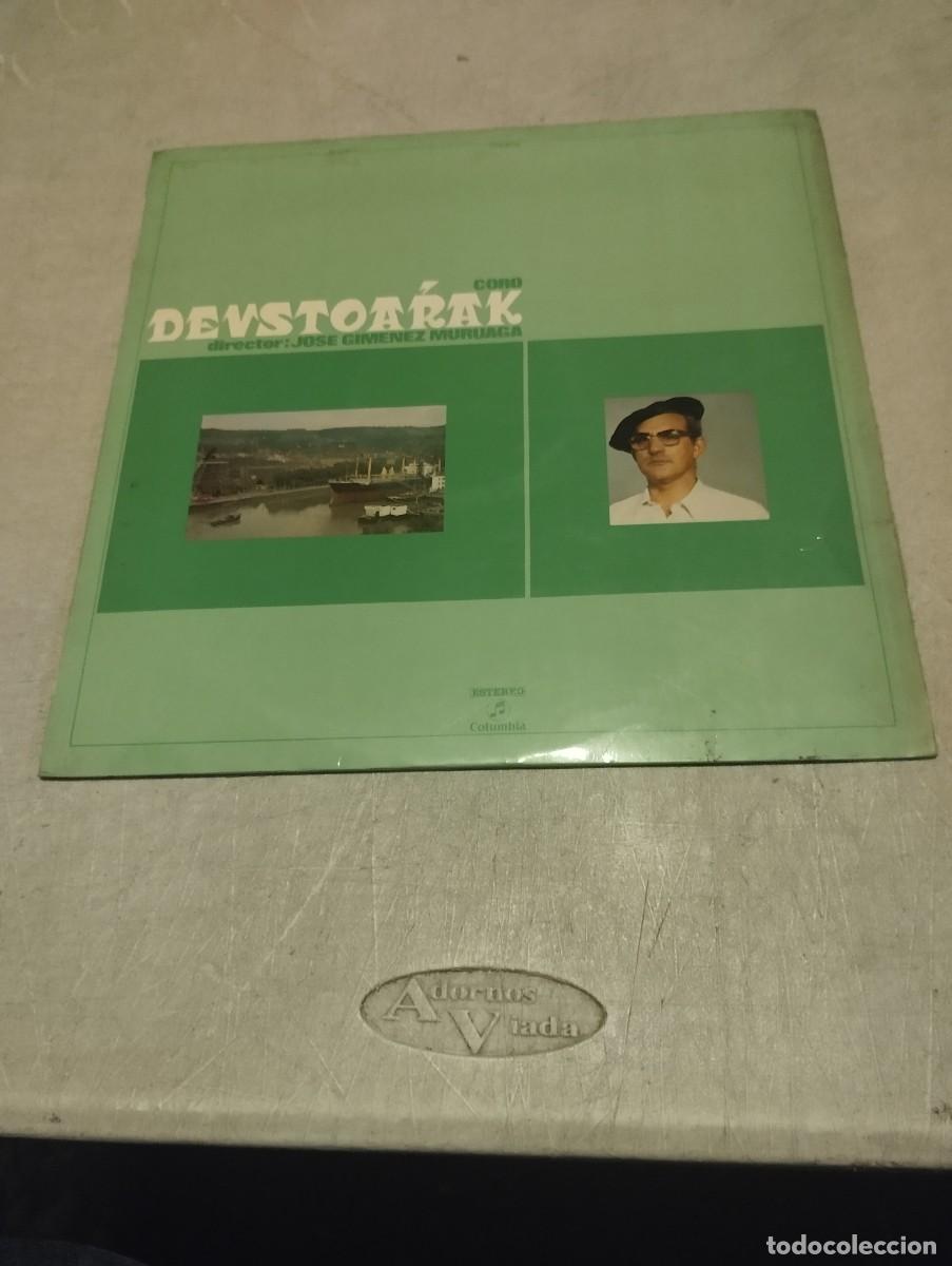 Discos de vinilo: CORO DEUSTOARAK DIR. JOSE JIMENEZ MURUAGA 1976 INSERT LETRAS - Foto 1