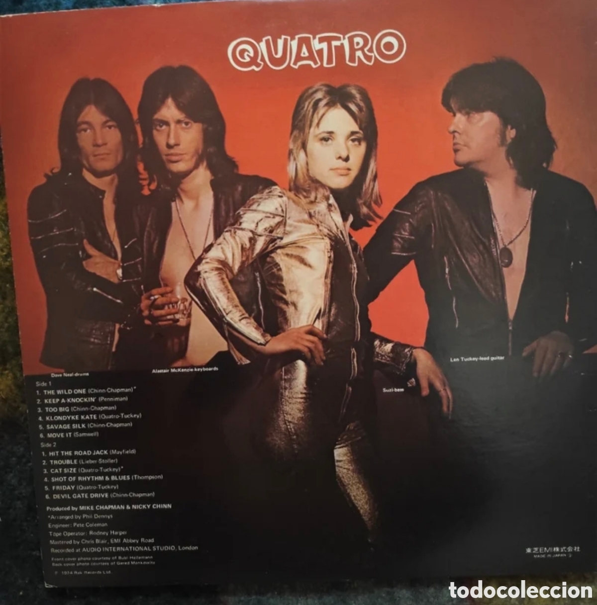 Discos de vinilo: Susi Quatro: Quatro Lp Jap&oacute;n 1974