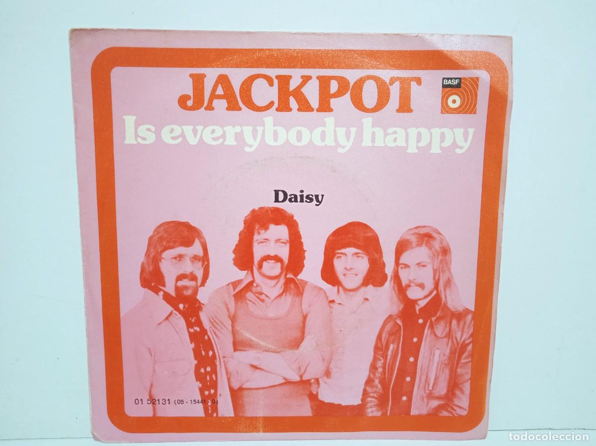 Discos de vinilo: Jackpot - Is Everybody Happy / Daisy - Single - 1974 - Spain