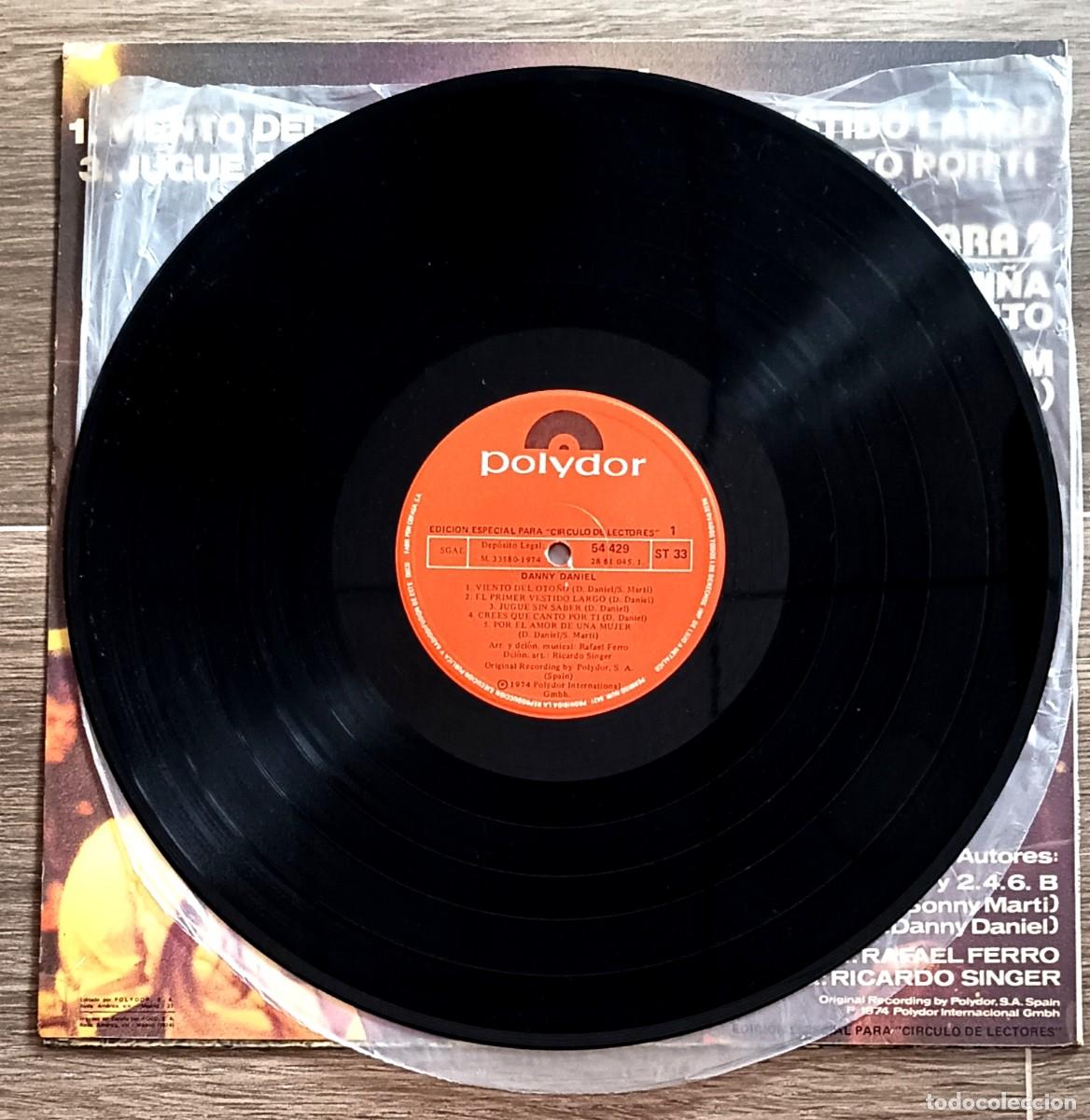 Discos de vinilo: DISCO LP DANNY DANIEL. CIRCULO DE LECTORES. POLYDOR - Foto 4