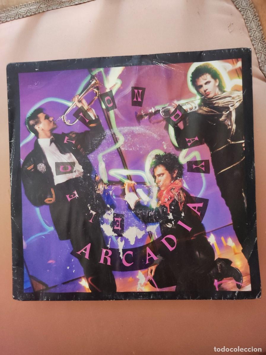 Discos de vinilo: Arcadia - election day (single 7&rdquo; 1985 - edici&oacute;n parlophone 20 0752 7)