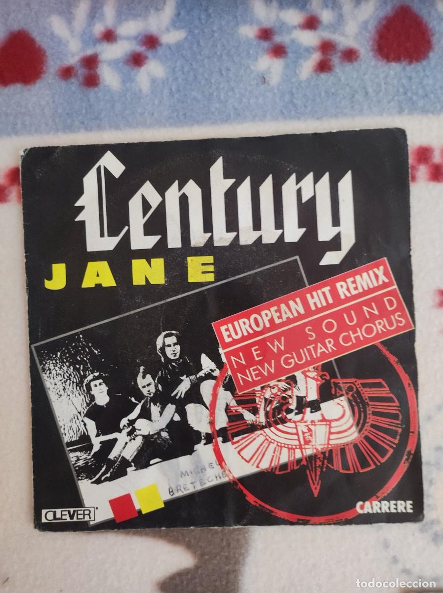 Discos de vinilo: Century - jane (single 7&rdquo; 1985 - edici&oacute;n clever carrere)