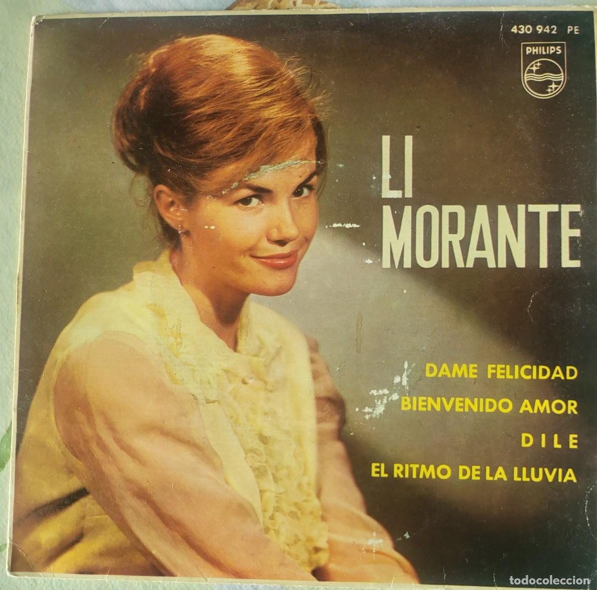 Discos de vinilo: Li Morante Ep sello Philips editado en Espa&ntilde;a a&ntilde;o 1963...