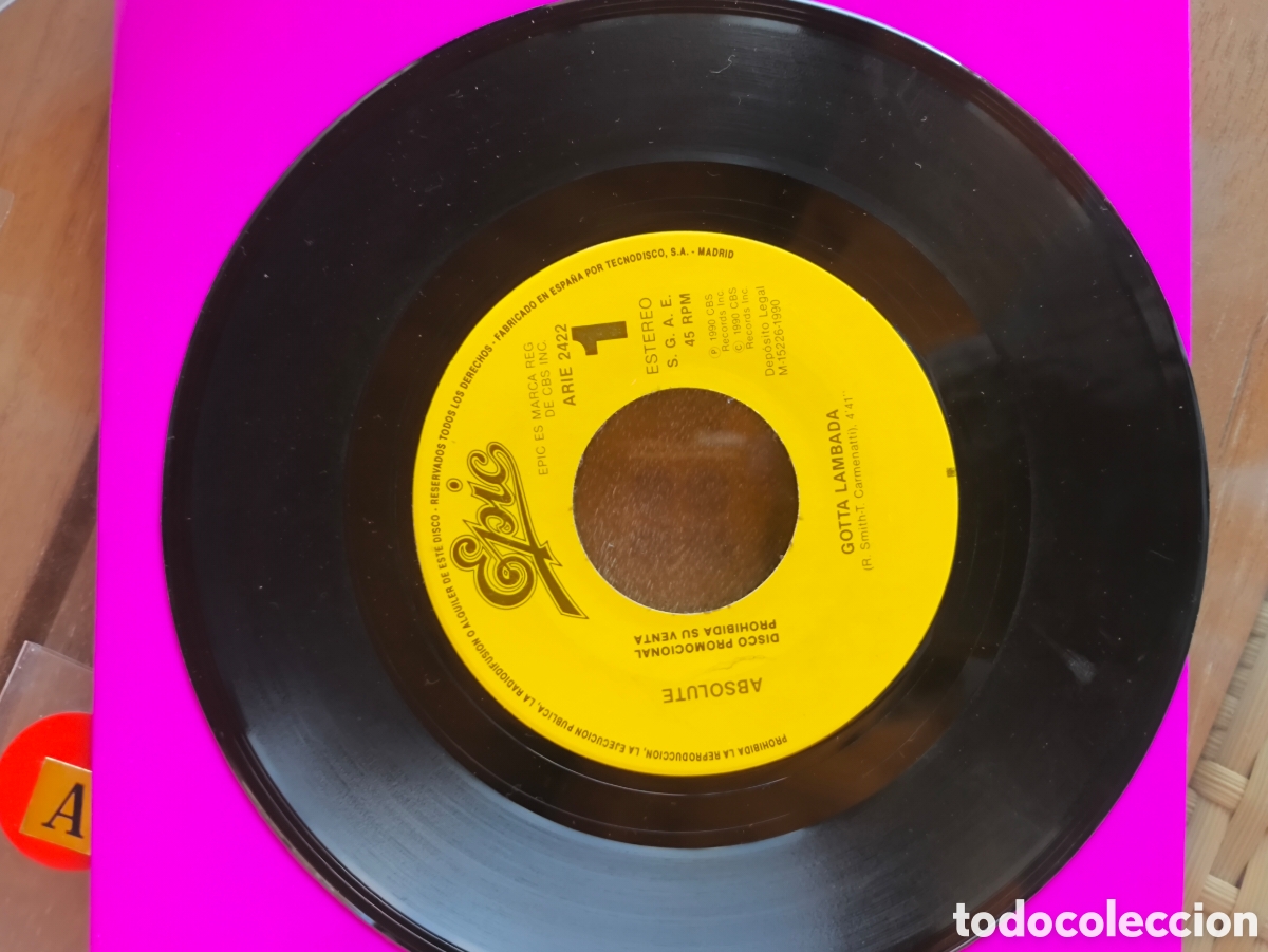 Discos de vinilo: Single de absolute.lote.A.n.6 - Foto 3