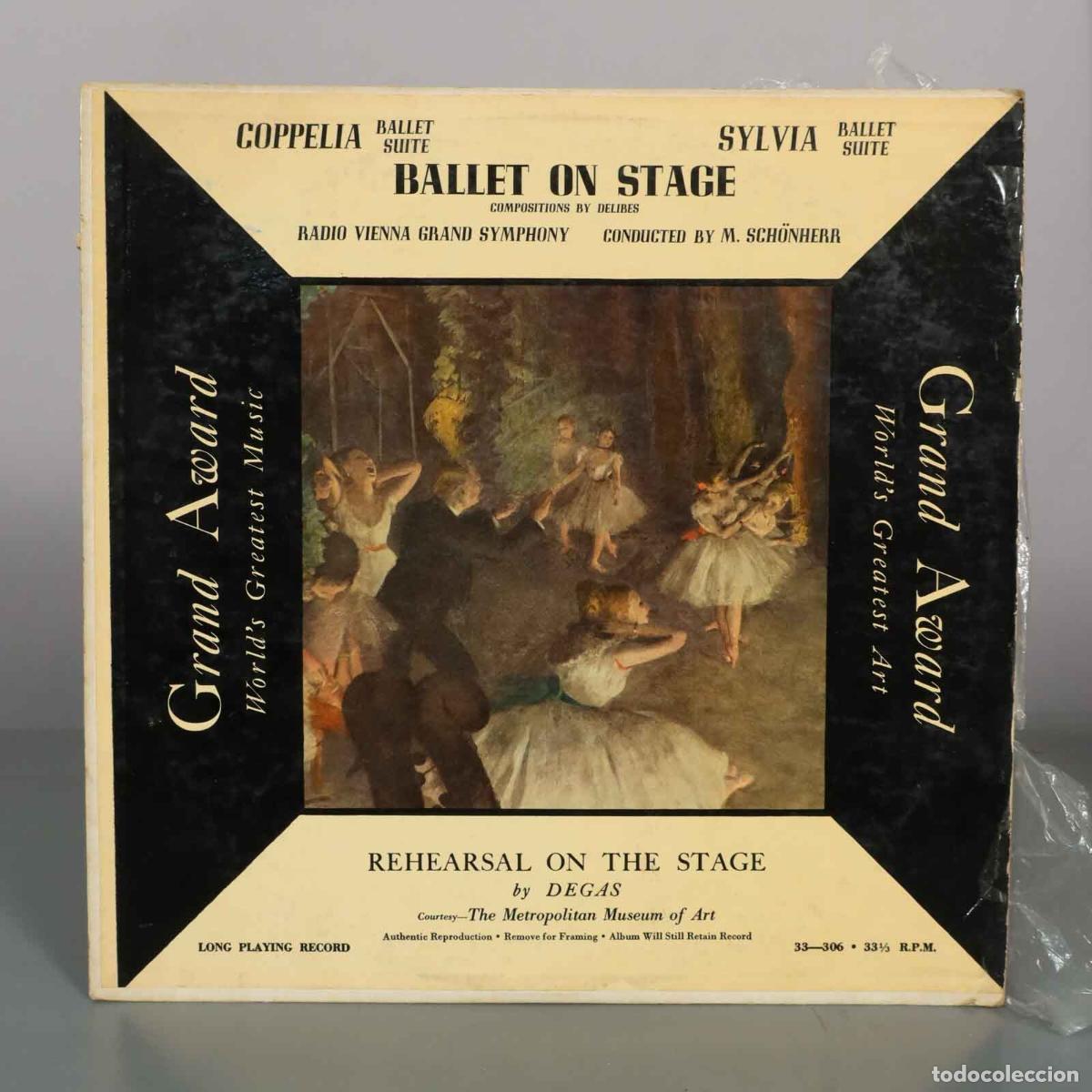 Discos de vinilo: LP. Delibes: Ballet on Stage (Coppelia / Sylvia Ballet Suites) - Radio Vienna Grand Symphony, M. Sc