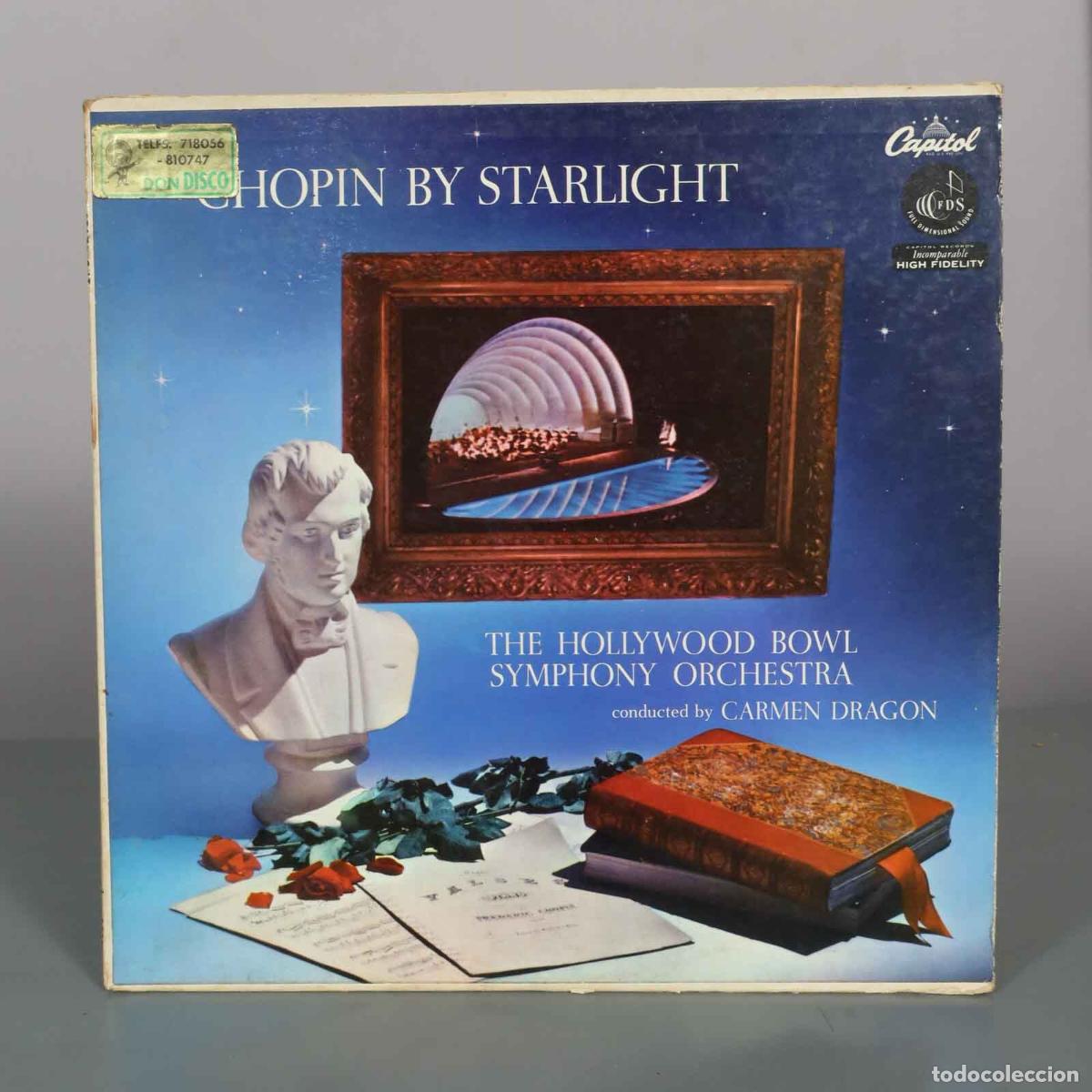 Discos de vinilo: LP. Chopin By Starlight - The Hollywood Bowl Symphony Orchestra, Carmen Dragon