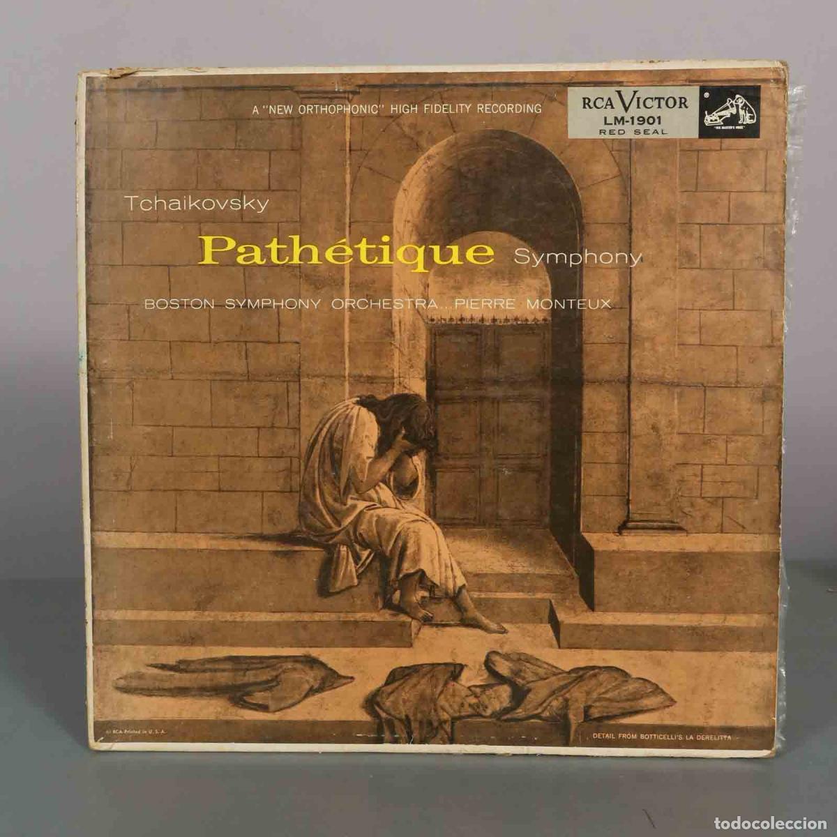Discos de vinilo: LP. Tchaikovsky - Path&eacute;tique Symphony - Boston Symphony Orchestra, Pierre Monteux