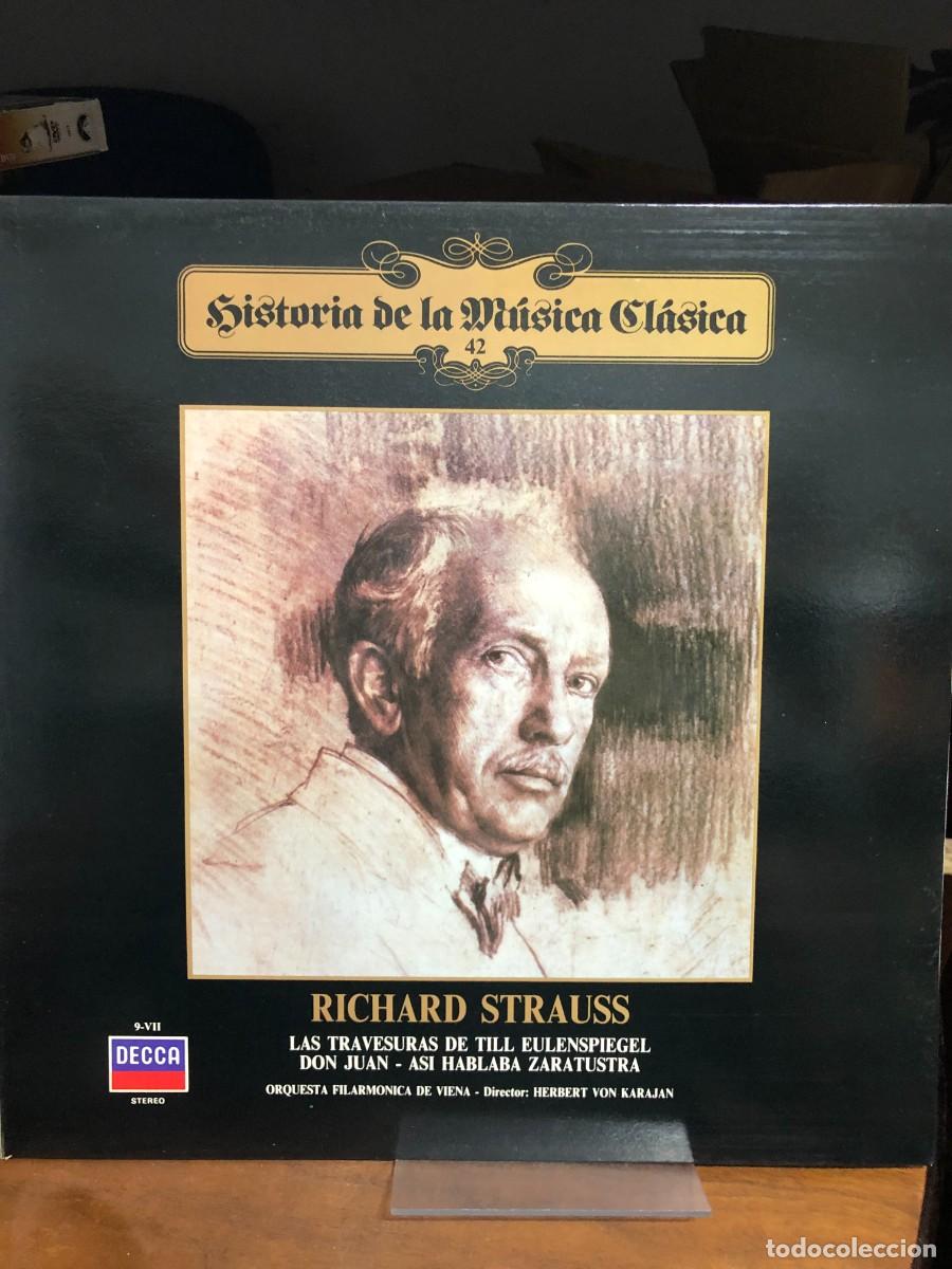 Discos de vinilo: Richard Strauss: Till Eulenspiegel, Don Juan, As&iacute; hablaba Zaratustra Orquesta Filarm&oacute;nica de Viena /