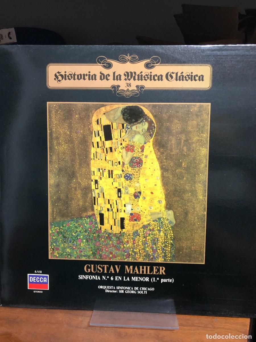 Discos de vinilo: Gustav Mahler: Sinfon&iacute;a N&ordm; 6 en La Menor (1&ordf; parte) Orquesta Sinf&oacute;nica de Chicago / Sir Georg Solti