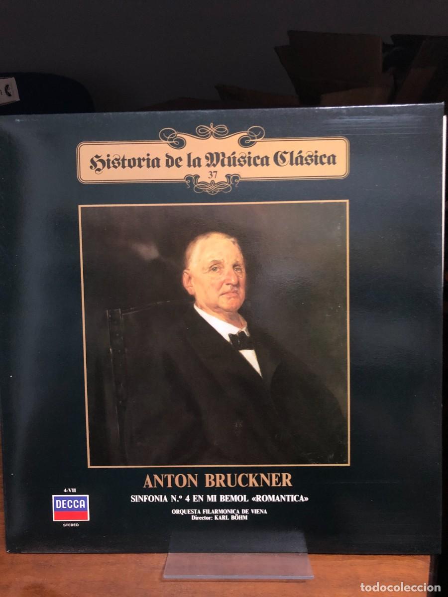 Discos de vinilo: Anton Bruckner: Sinfon&iacute;a N&ordm; 4 en Mi Bemol &rdquo;Rom&aacute;ntica&rdquo; Orquesta Filarm&oacute;nica de Viena / Karl B&ouml;hm
