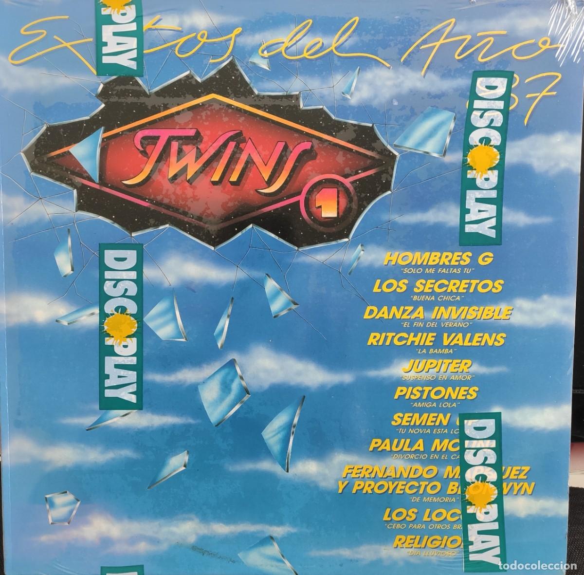 Discos de vinilo: Vinilo LP &Eacute;xitos Del A&ntilde;o 87 Vol 1 PRECINTADO DE ORIGEN DISCOPLAY / Twins T-3060