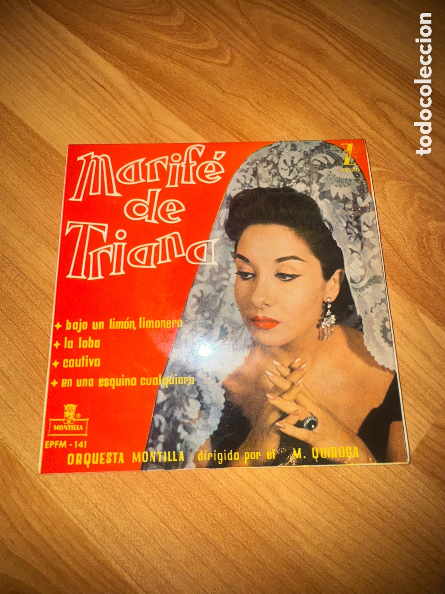 Discos de vinilo: Marife de Triana - Bajo un lim&oacute;n limonero +3