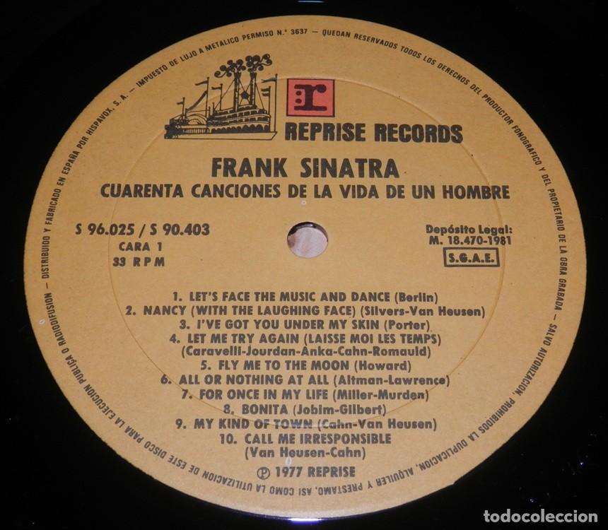 Discos de vinilo: DISCO LP DE VINILLO DE FRANK SINATRA - Foto 4
