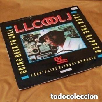 Discos de vinilo: L L Cool Jay, Going back to Cali/Jack the ripper. 12&rdquo;. Def jam recordings, 1988. Edici&oacute;n UK.