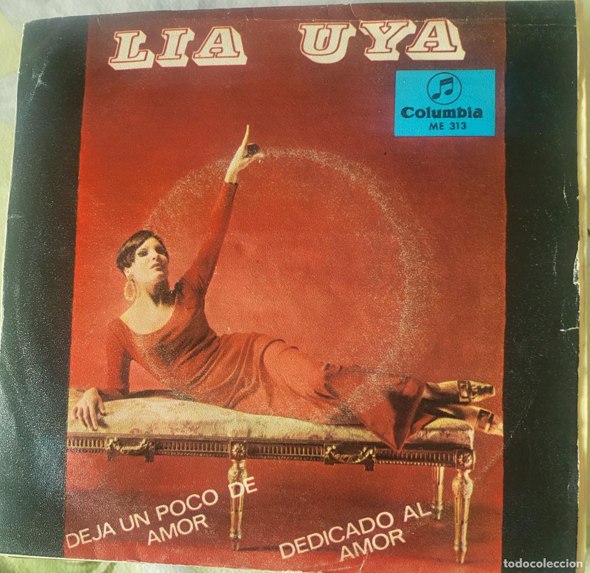 Discos de vinilo: Lia Uya single sello Columbia editado en Espa&ntilde;a a&ntilde;o 1967...promocional.