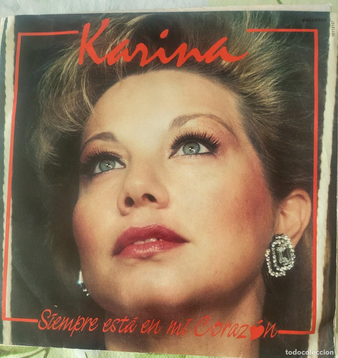 Discos de vinilo: Karina single sello Turboescape editado en Espa&ntilde;a a&ntilde;o 1987 promocional. ...
