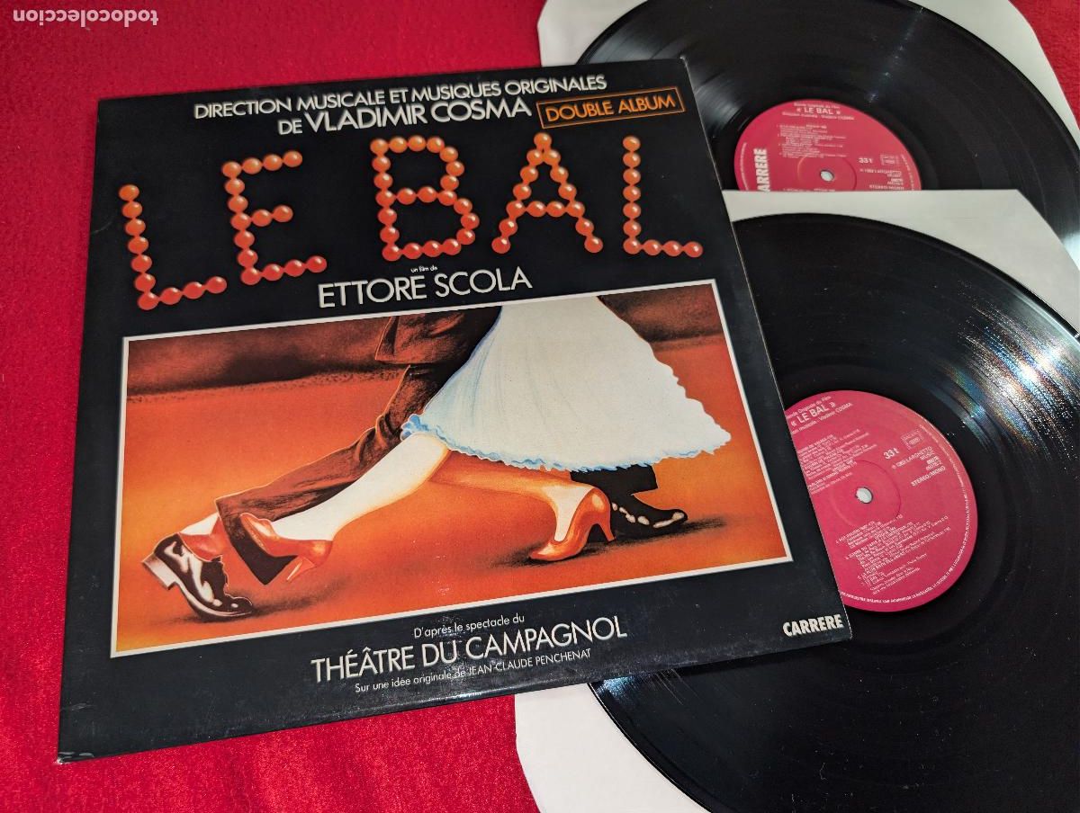 Discos de vinilo: LE BAL BSO OST Vladimir Cosma CAMPAGNOL 2LP 1983 Carrere FRANCIA FRANCE gatefold